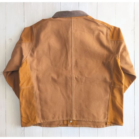 《 MEN 》 THRIFTY LOOK / US CARHARTT DUCK FILM COVERALL ( BROWN )