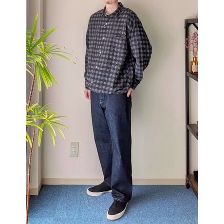 《 UNISEX 》 HATSKI / Loose Tapered Denim ( One Wash )