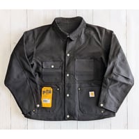 《 MEN 》 THRIFTY LOOK / US CARHARTT DUCK FILM COVERALL ( BLACK )