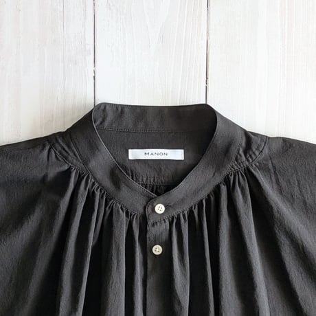 《 WOMEN 》 MANON / BALLOON AMICAL SHIRT ( BLACK )