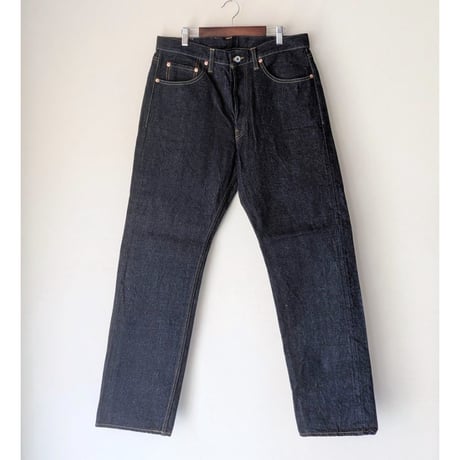 《 MEN 》 H.UNIT / Raw denim regular tapered 5P ( Indigo / One wash )