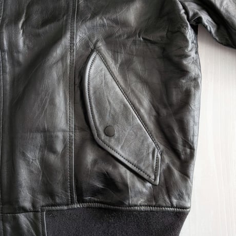 《 MEN 》 yoused / Leather Bomber Jacket