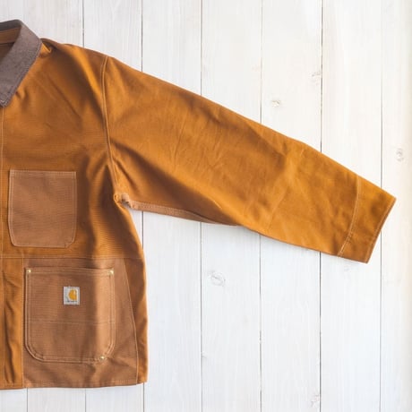 《 MEN 》 THRIFTY LOOK / US CARHARTT DUCK FILM COVERALL ( BROWN )