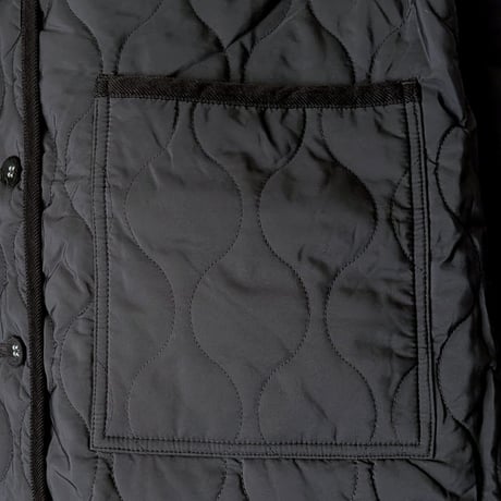 《 WOMEN 》 PONT DE CHALONS / キルティング リバーシブルコート ( ブラック )