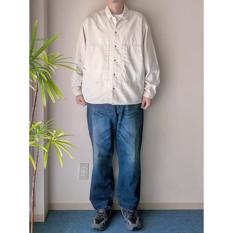 《 MEN 》 H.UNIT / Denim work trousers ( Washed )