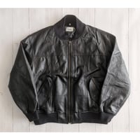 《 MEN 》 yoused / Leather Bomber Jacket
