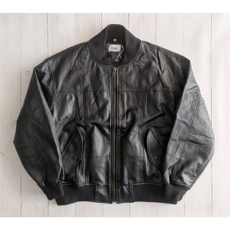 《 MEN 》 yoused / Leather Bomber Jacket