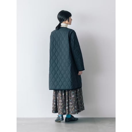 《 WOMEN 》 PONT DE CHALONS / キルティング リバーシブルコート ( ブラック )