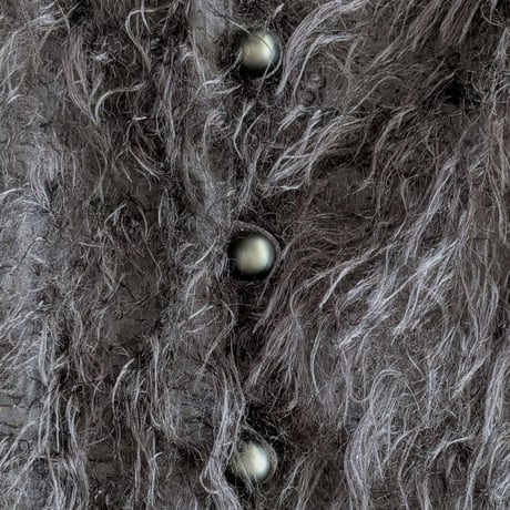 《 WOMEN 》 MANON / JACQUARD FUR JACKET ( BLACK )