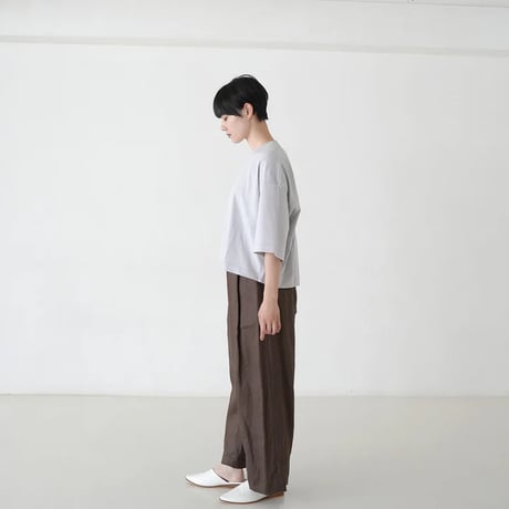 《 WOMEN 》 MANON / BACK YORK TEE ( BLACK )
