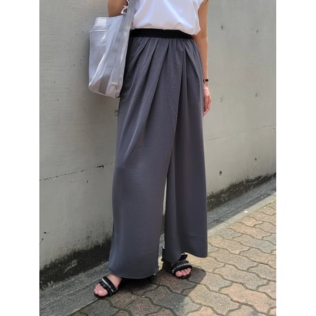 ラップパンツ　グレー　ブラウン