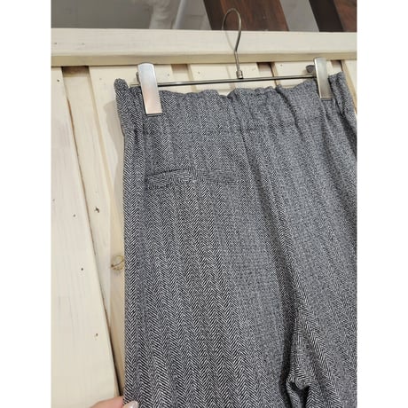 【セットアップ可能】ヘンリーボーンワイドパンツ