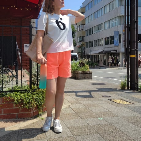 ネオンカラーショートパンツ　オレンジ　レインボー
