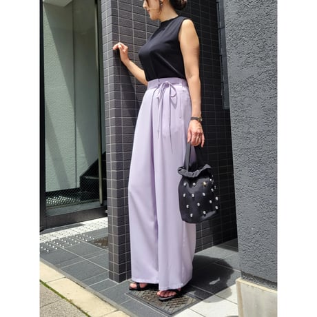 ラップパンツ　ラベンダー