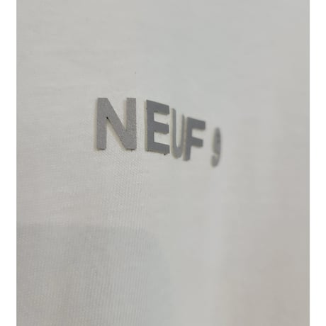 ロゴフレアTシャツ　白ホワイト