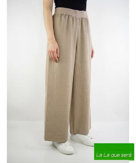 「コットンバイオクロス」セミワイドパンツ