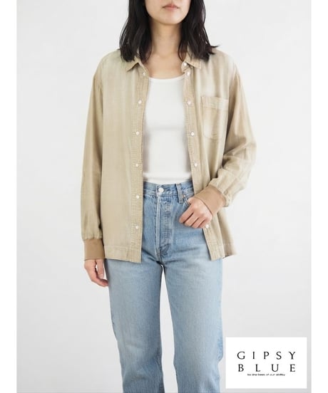 「COTTON BOIL DENIM」シャツブラウス