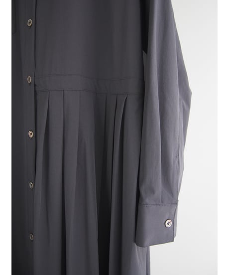 「ドライストレッチナイロンクロス」アシメブラウスワンピース