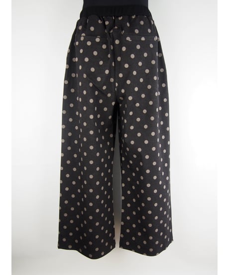 「STRETCH DOT DENIM」セミワイドパンツ
