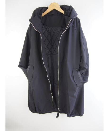 「WIND PROOF＋THERMO LITE」キルトインナーギャザーハーフコート
