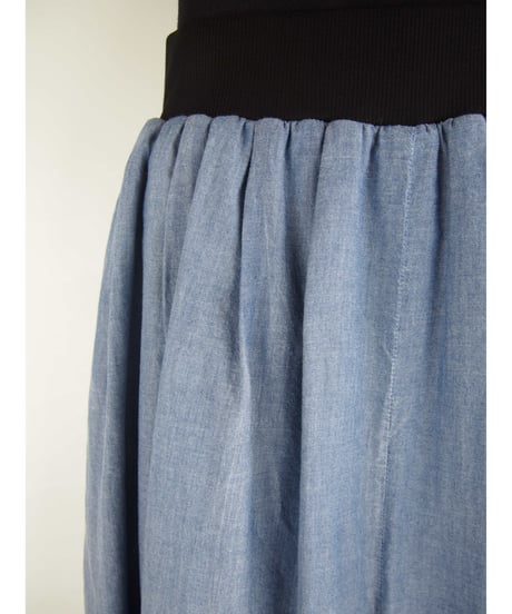 「BOIL LAWN DENIM」ガウチョパンツ
