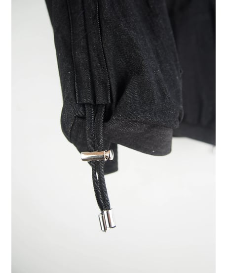 「WASH DENIM」サイドギャザーベスト