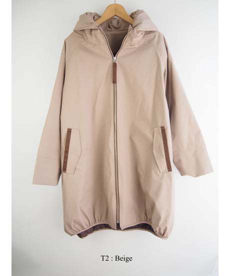 「WIND PROOF＋THERMO LITE」キルトインナーギャザーハーフコート