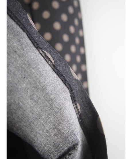 「STRETCH DOT DENIM」セミワイドパンツ