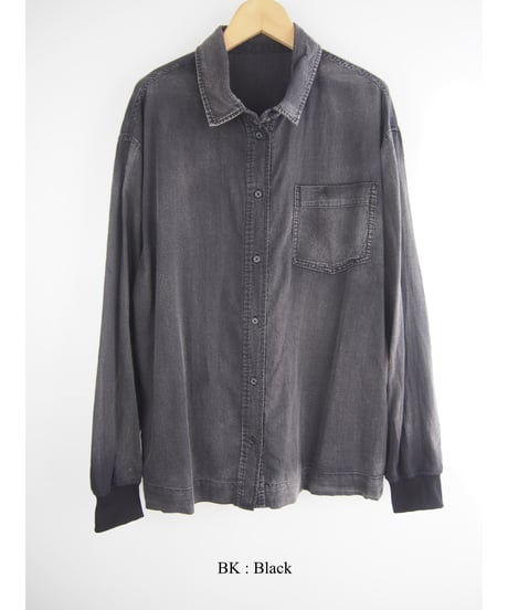 「COTTON BOIL DENIM」シャツブラウス
