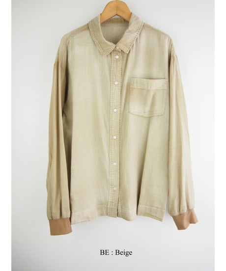 「COTTON BOIL DENIM」シャツブラウス