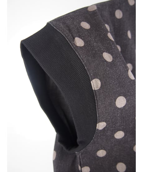 「STRETCH DOT DENIM」ワイドスライダーベスト