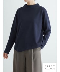 【日本製】「ミックスウールストレッチ」イレギュラープルオーバー