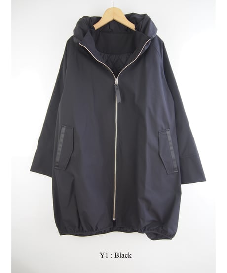 「WIND PROOF＋THERMO LITE」キルトインナーギャザーハーフコート