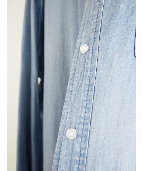 「COTTON BOIL DENIM」シャツブラウス
