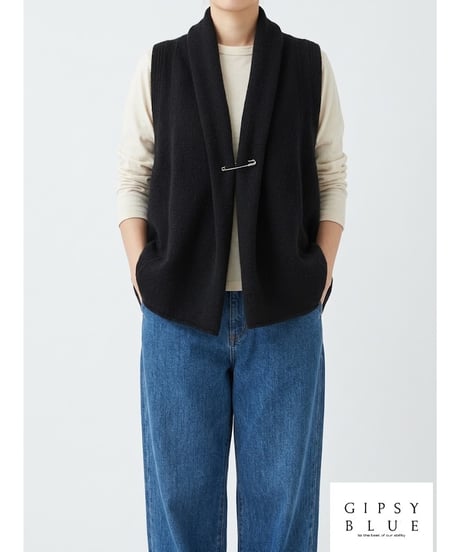 「ミックスウールストレッチ」トッパーベスト