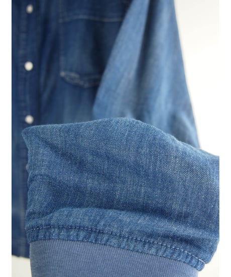 「COTTON BOIL DENIM」シャツブラウス