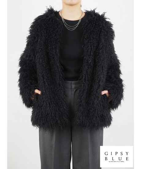「ロングカーリーファー」ジャケット