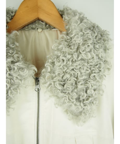 「メモリーツイル＋中綿」プードルファージャケット