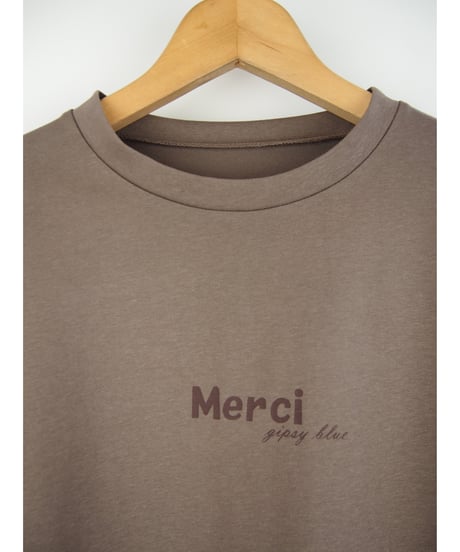【日本製】「ソロナ風コットン" Mersi " リングプリント」ティーシャツ