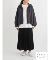 「ナイロンストレッチクロス」ギャザードルマンパーカー