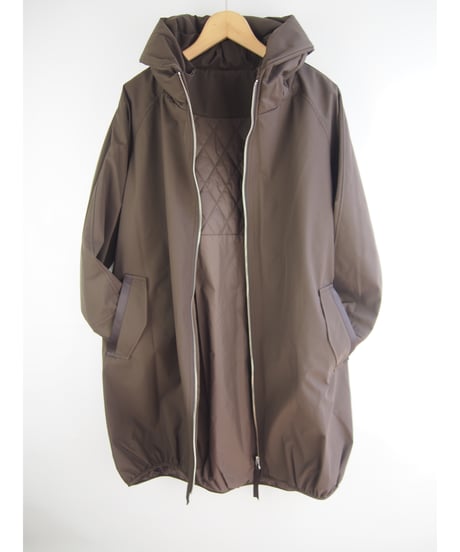 「WIND PROOF＋THERMO LITE」キルトインナーギャザーハーフコート