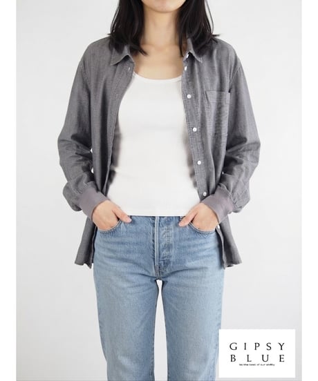 「COTTON BOIL DENIM」シャツブラウス