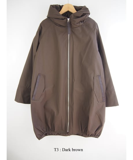 「WIND PROOF＋THERMO LITE」キルトインナーギャザーハーフコート