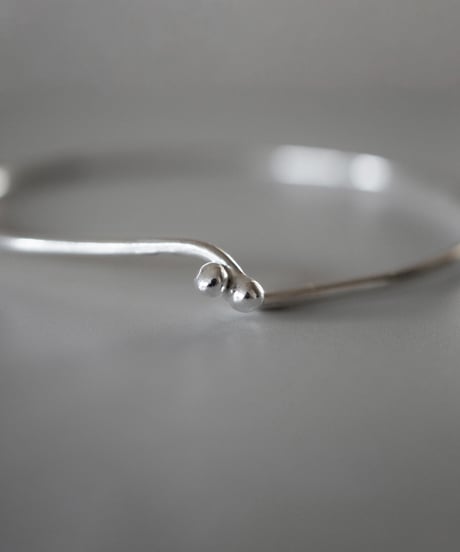 click bangle (silver)