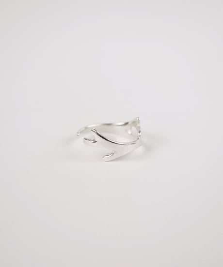 Platycerium ring (silver)