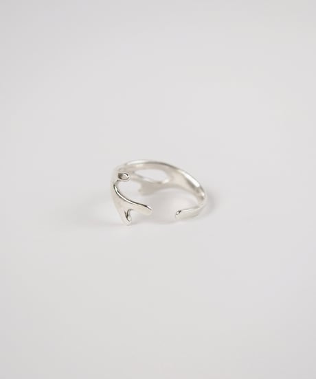 Platycerium ring (silver)