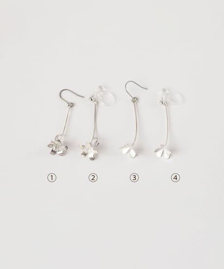 Katabami  earring/pierce (silver)