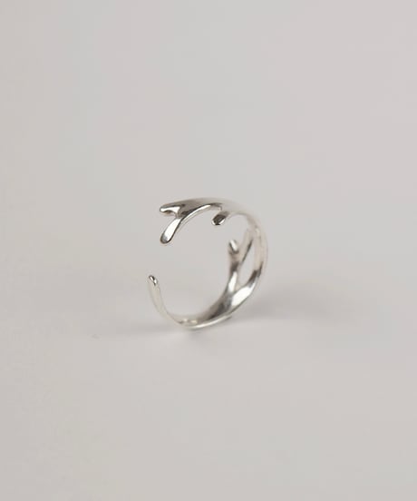 Platycerium ring (silver)