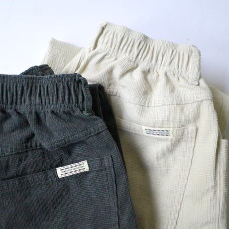Comfortable Reason - Grid Cord Slacks