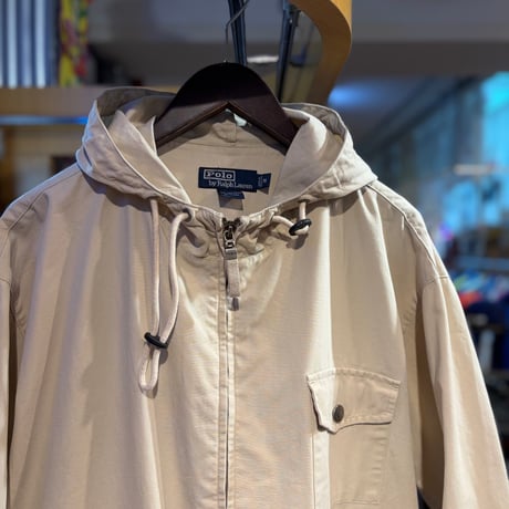 1990's "Polo by Ralph Lauren"  Cotton Foodie Jacket  SIZE：Medium